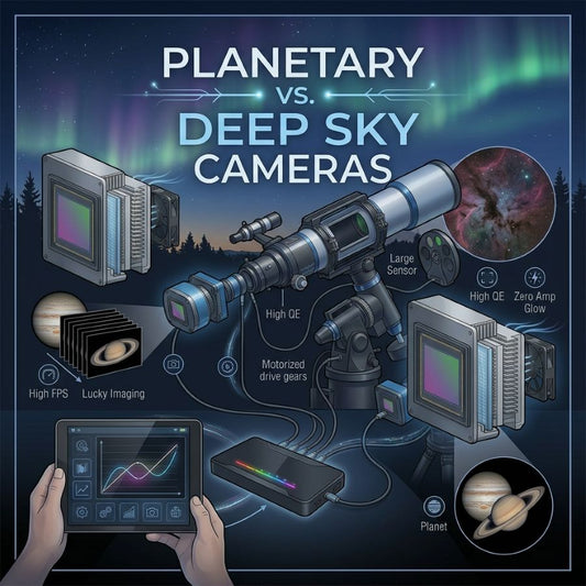Planetary vs. Deep Sky Cameras: What’s the Difference?